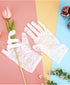 SATINIOR Women Lace Gloves Tea Party Short Lace Gloves Courtesy Dressy Gloves for Wedding Dinner Party...
